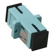 ACT Fiber optic SC-SC simplex adapter OM3 - SC/SC - Aqua colour - Zirconia ceramic - 1 pc(s)