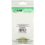 Adaptateur fibre optique en ligne Duplex LC/LC MM Bride