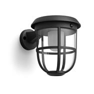 Philips Radii Wall Light 1.3W - Outdoor wall lighting - Black - Plastic - IP44 - Facade - Garden - Patio - III