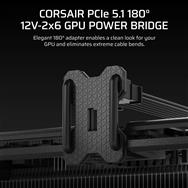 Corsair 12V-2x6 GPU Power Adapter Black Style B