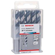 Bosch 10Metallspiralbohrer2608577243HSS PointTeQ DIN 338 7.5mm