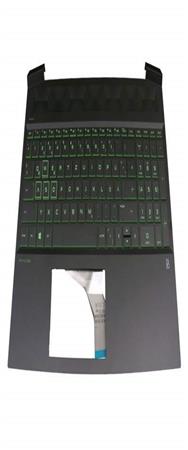 Clavier HP L77549-041 avec boîtier supérieur DE noir rétroéclairé