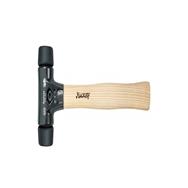 Marteau de sécurité Wiha, noir/noir, marteau anti-rebond, bois, noir, 360 mm, 1,13 kg