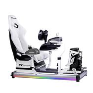 Thermaltake GF500, cockpit simulateur de vol, neige