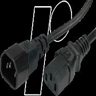 Bachmann 356.120 - 1 m - C14 coupler - C15 coupler