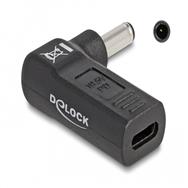 Adaptateur secteur Delock - USB-C 24 broches (F) vers prise CC 4,5 x 3,0 mm (M)