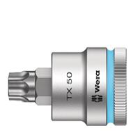 Wera 05003836001, Douille, 1/2", 1 tête(s), T55, Acier au chrome-vanadium, Chrome