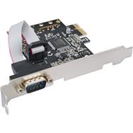 Carte d'interface en ligne 1 port série 9 broches PCIe