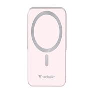 Verbatim Power Bank mit StandfuÃƒÅ¸ mag.wireless 10000mA pink 32267 - Charger - Lithium-Polymer