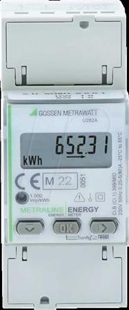 Compteur d'énergie GMC Instruments MID réseau 2 fils 5 80 A 2T M-Bus