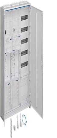 Coffret complet Hager ZB33SEH25LS 5 rangées eHZ 1100x800x205mm