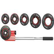 Yato YT-2900, Kit d'outils de filetage, Acier, Noir, Argent, 7 pièces