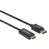Câble Manhattan DisplayPort 1.1 vers HDMI 3 m 1080p