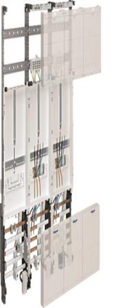 Tableau complet Hager universZZL31X2N1050mm 2ZP 3 voies version SG Thuringe