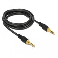 Câble audio Delock - mini-jack stéréo 3,5 mm mâle vers mini-jack stéréo 3,5 mm mâle
