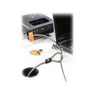 Câble de sécurité Kensington Twin Microsaver 2,2 m pour Dell 3440, 3640, OptiPlex 30XX, 5080, 5480, 70XX, 7480, 77XX, Precision 7510, Vostro 200