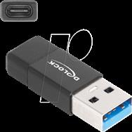Adaptateur USB Delock - USB Type A (M) vers USB-C 24 broches (F)