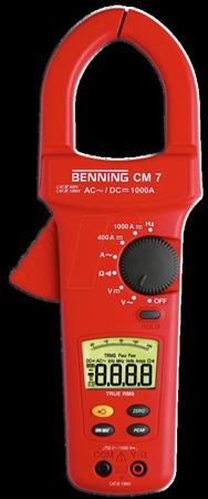 Benning Multimètre à pince CM7