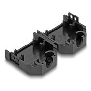 Capot de connecteur Delock - D-Sub, pour connecteur mâle/femelle 9 broches, en plastique, avec serre-câble