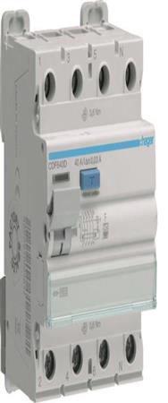 Hager Prise de courant CDF640D 4P 10kA 40A 30mA Typ F
