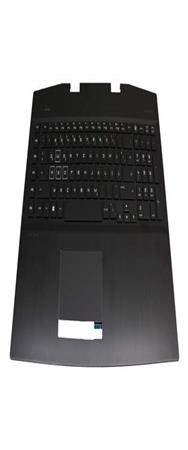 Clavier HP L63808-041 avec boîtier supérieur DE noir rétroéclairé