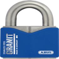 ABUS Security-Center ABUS 37ST/55 - Conventional padlock - Key lock - Keyed to differ - Blue - Stainless steel - Stainless steel