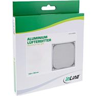 Grille de ventilateur en ligne avec filtre en aluminium 120 x 120 mm