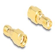 Adaptateur d'antenne Delock - RP-SMA mâle vers SMA femelle