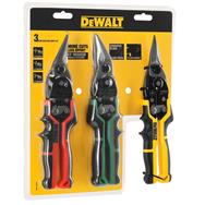 Cisailles à tôle DEWALT ERGO, lot de 3