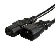 6 ft. 15A 250V C13 to C14 SERVER CABLE EXTENSION POWER CORD