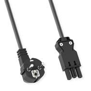 Bachmann Spiral Cable H05VV-F 3G1.5mm² L bk ISV/CEE7/7