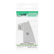 Adaptateur DSL InLine TAE-F - TAE-F mâle / RJ45 femelle - 8P2C pour Fritzbox - gris