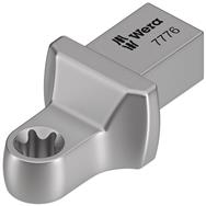 Wera 7776, Embout de clé dynamométrique, Argent, 1 pièce(s), Acier au chrome-vanadium (Cr-V)