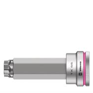 Wera 05003857001, Douille, 1/2", 1 tête(s), T55, Acier au chrome-vanadium, Chrome