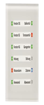 Écran LED en verre MDT blanc SCN-GLED1W.01
