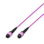 DIGITUS Fiber Optic Patchcord, MPO, Female, OM4, Method A, 2m
