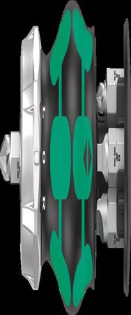 Tournevis Wera Kraftform Kompakt Stubby Magazine RA 4 embouts