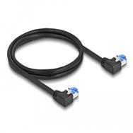Câble patch Delock - RJ-45 (M) coudé à gauche vers RJ-45 (M) coudé à gauche