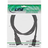 Câble adaptateur secteur InLine - IEC-60320 C20 vers C13 - 3 x 1,5 mm² - max. 10 A - 1 m