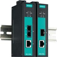 Moxa Industrieller 10/100/1000BaseT X auf 100/1000Base SC Medienkonverter 0.5 km -40 - Fiber Optic - 1,000 Mbps