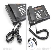 Adaptateur téléphonique Delock - RJ-10 (P) vers RJ-10 (R) rotatif