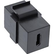 Module USB 3.1 Snap-In InLine - USB-C F/F - boîtier noir