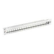Panneau de brassage blindé Equip 24 ports Keystone Cat.6 - Gris clair - Cat.6 - Gris - Montage sur rack - 1U - 44 mm - 483 mm