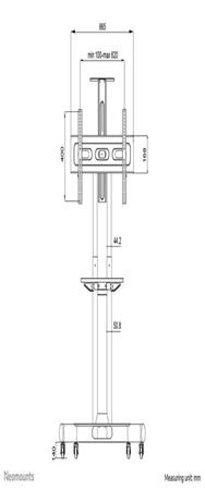 Neomounts Newstar Select Support de sol 32-75" 50kg