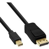 Câble Mini DisplayPort vers DisplayPort InLine noir 2 m