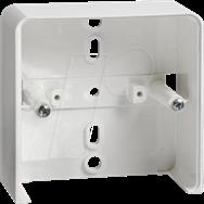 Support d'appareils Schneider 504204, blanc, vide, 2 voies