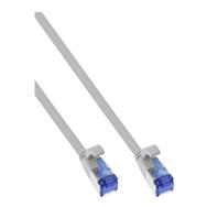 Câble patch plat InLine - U/FTP - Cat.6A - TPE sans halogène - gris - 0,25 m