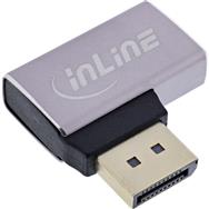 Adaptateur InLine DisplayPort 1.4 - DisplayPort mâle/femelle - 90° gauche - 8K UHD