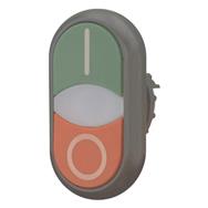 Bouton-poussoir double Eaton 284815 M22S-DDLF-GR-X1/X0