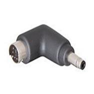 Inter-Tech Tip T - Adaptateur secteur pour ordinateur portable - Noir - Acier inoxydable - HP - 18,5 V - 1 pièce(s)